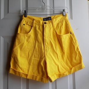 Yellow Vintage Shorts